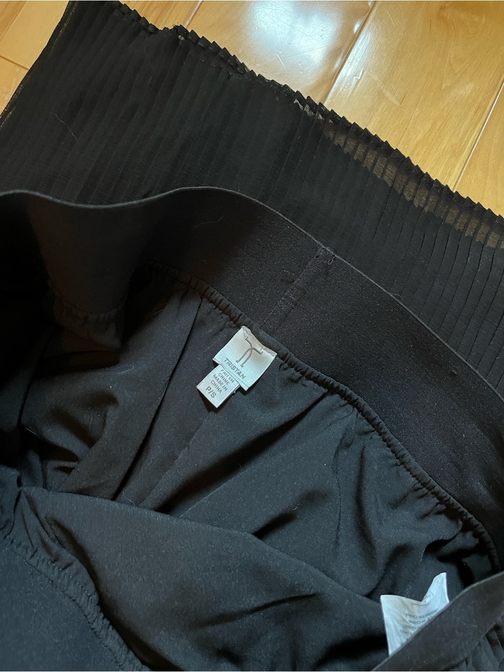 TRISTAN DRESS PANTS WIDE LEG MESH